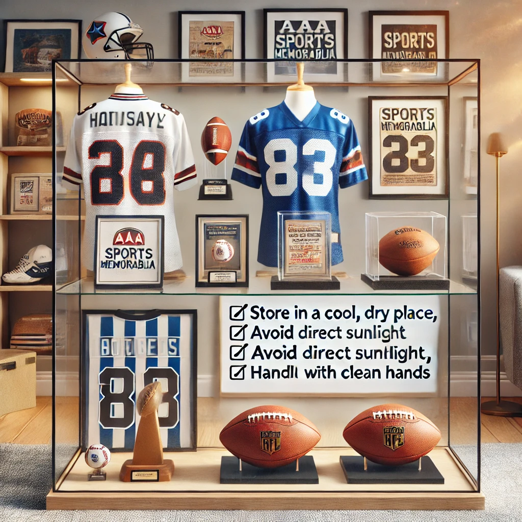 Tips for Properly Storing and Maintaining Your Sports Memorabilia – AAA