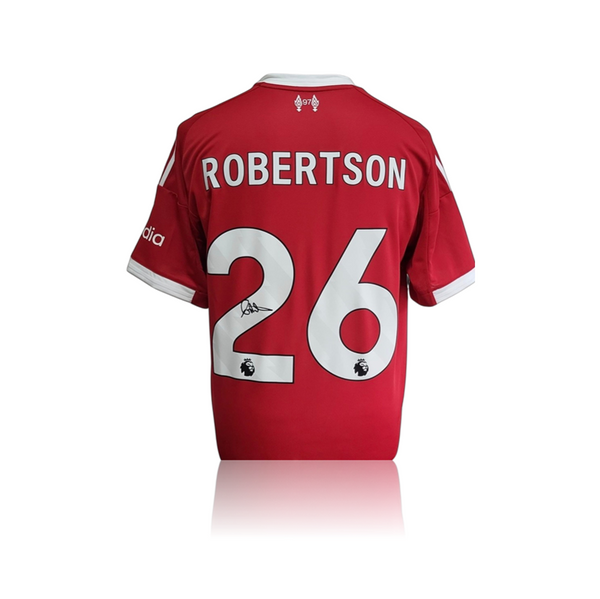 SoccerStarz Liverpool Andrew Robertson – Home Kit 2024 – Offizielle Sammelfigur, 2 Zoll, Ideal Für Fußballfans