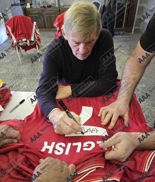 Kenny Dalglish Hand Signed #7 1985-86 Liverpool FC Home Shirt In