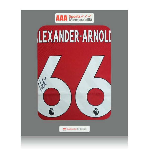 Trent AlexanderArnold Hand Signed Liverpool 202324 Home Shirt in AAA