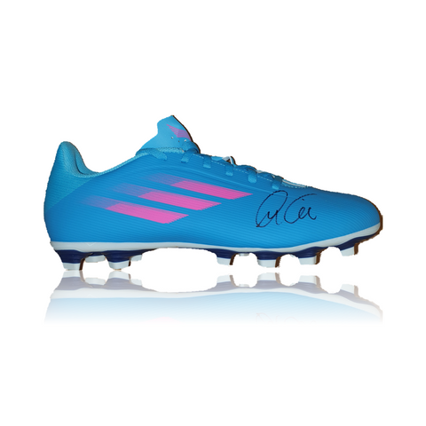 Thiago Alcantara hand signed BLUE Adidas Football Boot