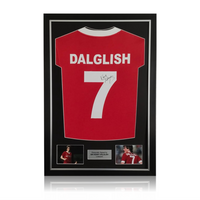 Kenny Dalglish 1979 Liverpool Red #7 Home Shirt in Deluxe Classic Frame