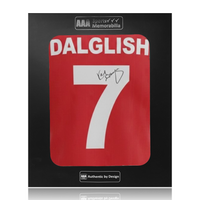 Kenny Dalglish Hand Signed 1979 Liverpool FC #7 Home Shirt In AAA Gift Box