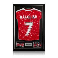 Kenny Dalglish 1989 Liverpool #7 Home Shirt in Deluxe Classic Frame