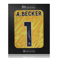 Alisson Becker Hand Signed Liverpool 2024-25 3rd Keeper Shirt in AAA Gift Box