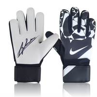 Alisson Becker Hand Signed Black/White Nike Match Goalkeepers Glove