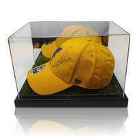 Alisson Becker Hand Signed Brazil '47 Cap in In Deluxe Montage Deluxe Acrylic Display Case