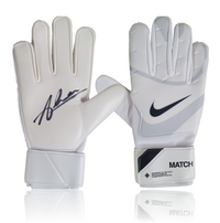 Alisson Becker Hand Signed White Nike Match Goalkeepers Glove