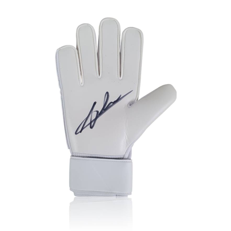 Alisson Becker Hand Signed White/Black Nike Match Goalkeepers Glove