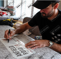 Alisson Becker Hand Signed Anfield Road Sign