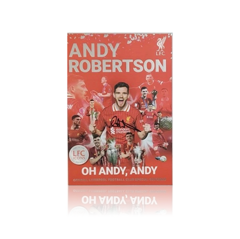 Andy Robertson Hand Signed LFC Icons Programme