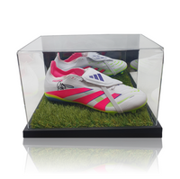 Andy Robertson Hand Signed WHITE Adidas Football Boot In Deluxe Acrylic Display Case