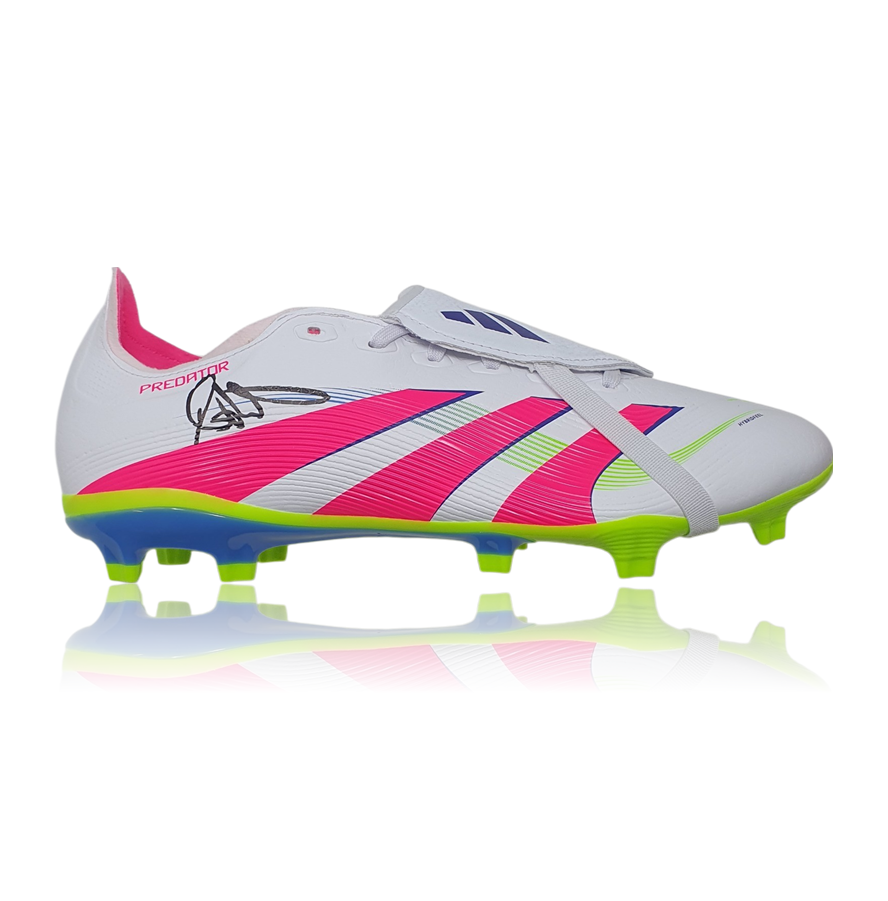 Andy Robertson Hand Signed WHITE Adidas Football Boot In AAA Gift Box