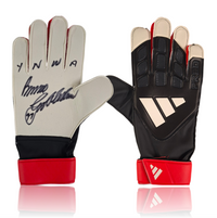 Bruce Grobbelaar Hand Signed RED/WHITE/BLACK Goalkeepers Glove.