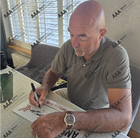 Bruce Grobbelaar Hand Signed ‘Anfield Road’ Metal Sign