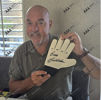 Bruce Grobbelaar Hand Signed ADIDAS Goalkeepers Glove.