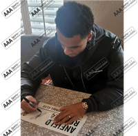 Cody Gakpo Hand Signed Anfield Road Sign In Classic Frame