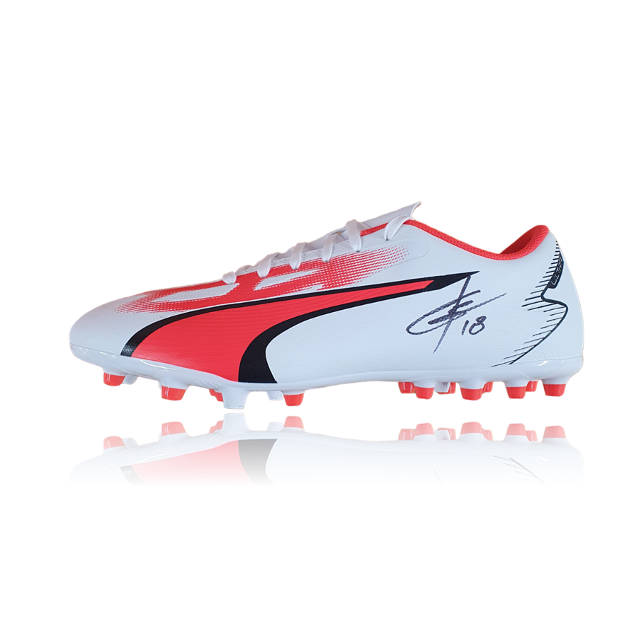 Cody Gakpo Hand Signed WHITE Football Boot