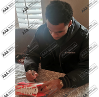 Cody Gakpo Hand Signed WHITE Football Boot In Deluxe Dome Frame