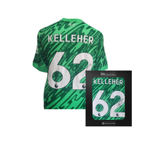 Caoimhin Kelleher Hand Signed Liverpool 2024-25 Green Keeper Shirt in AAA Gift Box