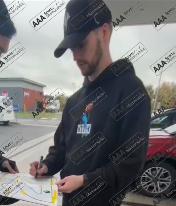 Caoimhin Kelleher Hand Signed Liverpool 2024-25 Black Keeper Shirt in Deluxe Classic Frame