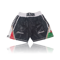 Joe Calzaghe Hand Signed ' Roy Jones Jr' Fight Replica Boxing Shorts