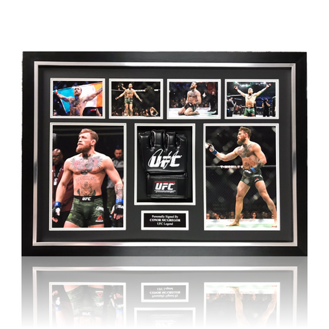 Conor McGregor Hand Signed MMA Glove in Deluxe Classic Frame