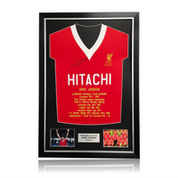 David Johnson Hand Signed HITACHI Honours Shirt in Deluxe Classic Frame