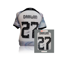 Darwin Nunez Hand Signed Liverpool 2022-23 Away Shirt in AAA Gift Box
