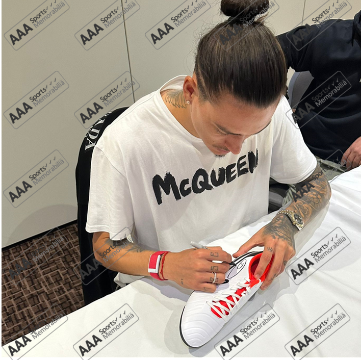 Darwin Nunez Hand Signed WHITE Nike Football Boot