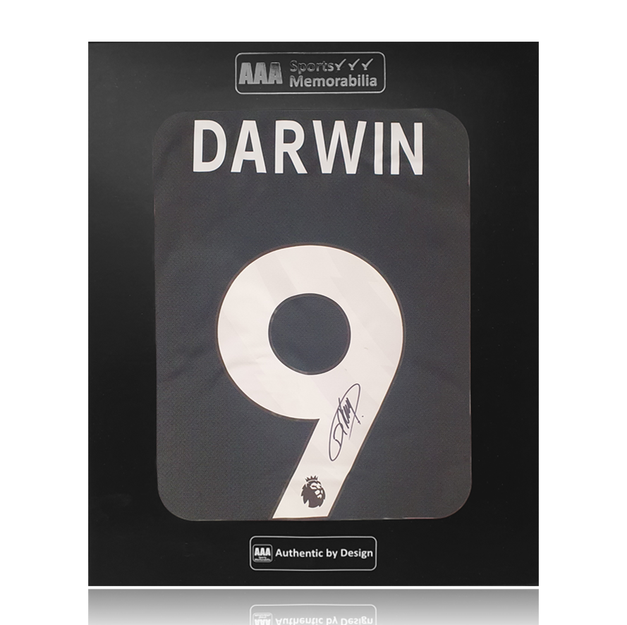 Darwin Nunez Hand Signed Liverpool 2024-25 Away Shirt in AAA Gift Box