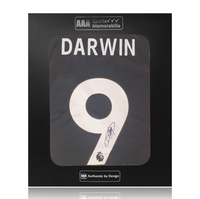 Darwin Nunez Hand Signed Liverpool 2024-25 Away Shirt in AAA Gift Box