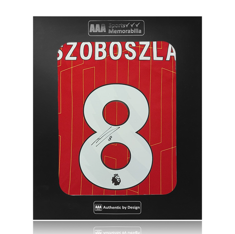 Dominik Szoboszlai Hand Signed Liverpool 2024-25 Home Shirt in AAA Gift Box