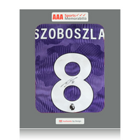 Dominik Szoboszlai Hand Signed Liverpool 2023-24 3rd Shirt in AAA Gift Box