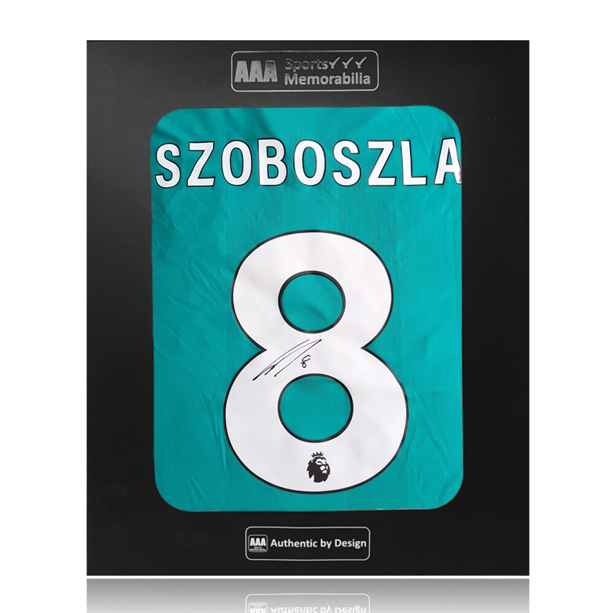 Dominik Szoboszlai Hand Signed Liverpool 2025-26 3rd Shirt in AAA Gift Box