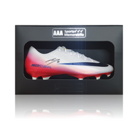 Dominik Szoboszlai Hand Signed White Nike Football Boot In AAA Gift Box
