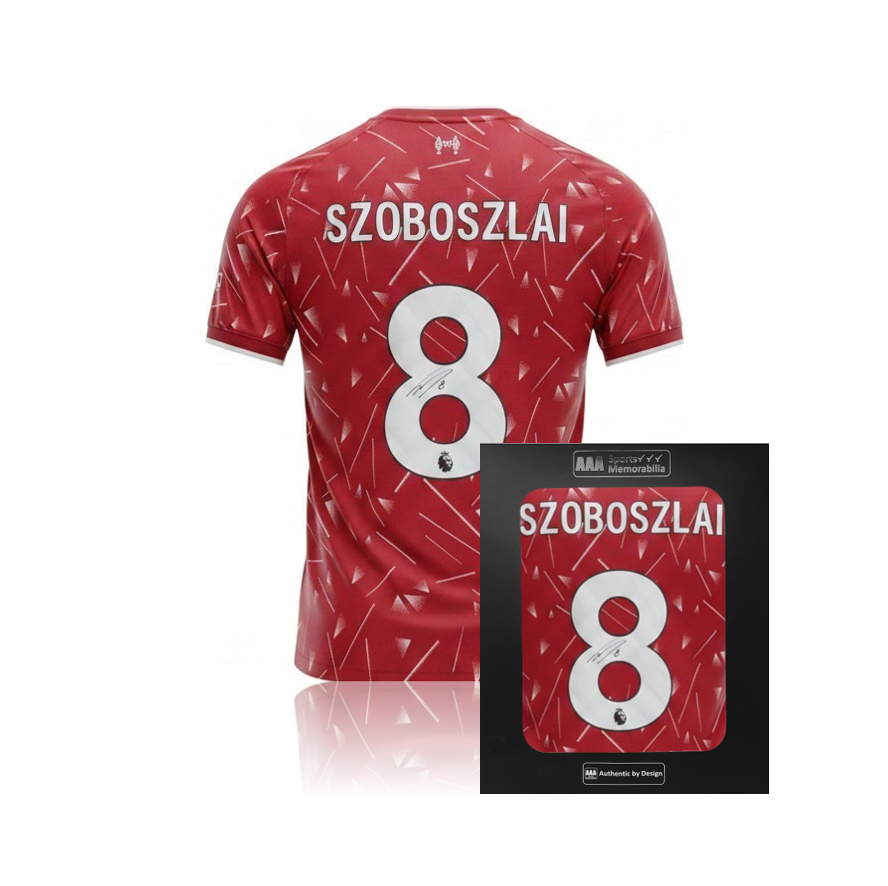 Dominik Szoboszlai Hand Signed Liverpool 2026-27 Home Shirt in AAA Gift Box