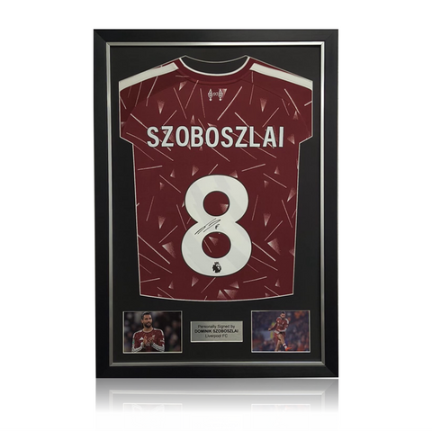 Dominik Szoboszlai Hand Signed Liverpool 2026-27 Home Shirt in Deluxe Classic Frame