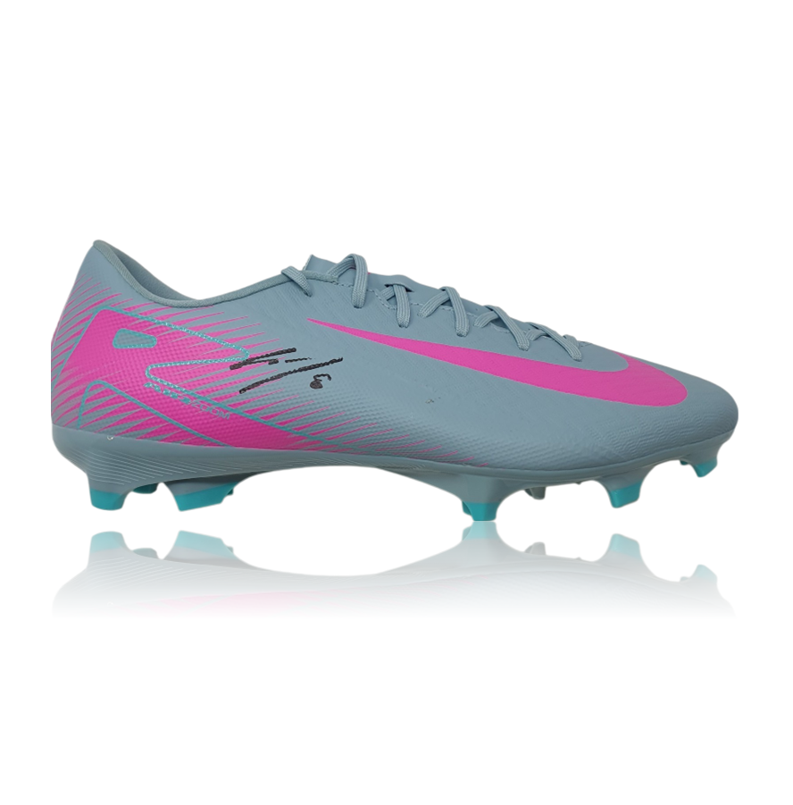 Dominik Szoboszlai Hand Signed Nike Football Boot In Deluxe Classic Dome Frame (Copy)
