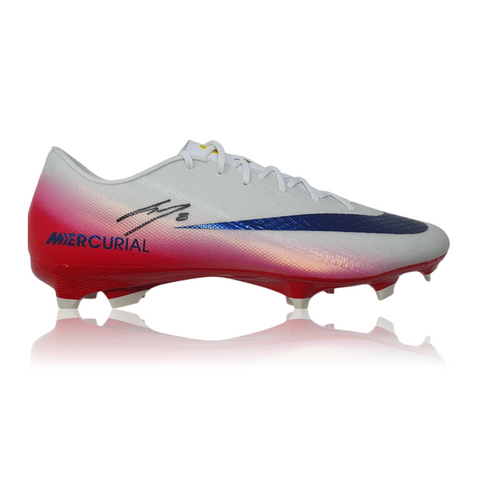 Dominik Szoboszlai Hand Signed Nike Football Boot In Deluxe Classic Dome Frame
