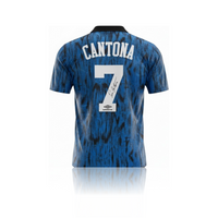 Eric Cantona Hand Signed Manchester United 1992/93 Away Shirt in AAA Gift Box