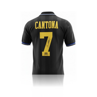 Eric Cantona Hand Signed Manchester United 1993/95 Away Shirt in AAA Gift Box