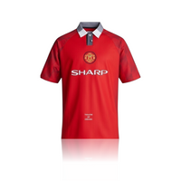 Eric Cantona Hand Signed Manchester United 1996/98 Home Shirt in AAA Gift Box