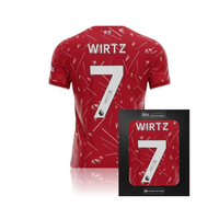 Florian Wirtz Hand Signed Liverpool 2025-26 Home Shirt in AAA Gift Box