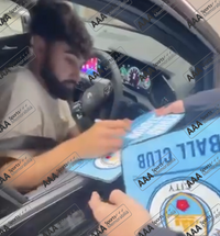 Josko Gvardiol Hand Signed 'Etihad Stadium' Sign In Deluxe Classic Frame