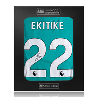 Hugo Ekitike Hand Signed Liverpool 2025-26 3rd Shirt in AAA Gift Box