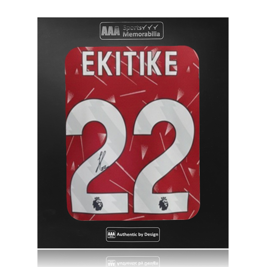 Hugo Ekitike Hand Signed Liverpool 2026-27 Home Shirt in AAA Gift Box