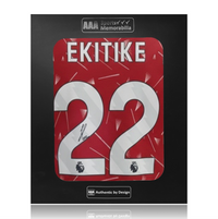 Hugo Ekitike Hand Signed Liverpool 2026-27 Home Shirt in AAA Gift Box