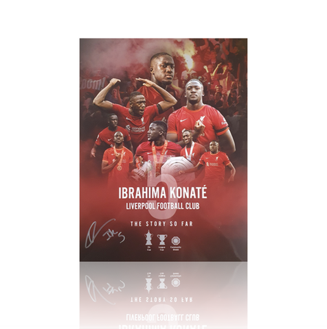 Ibrahima Konaté Hand Signed 12" X 16" Montage