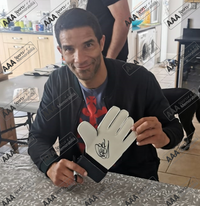 David James Hand Signed BLACK Umbro Goalkeepers Glove.